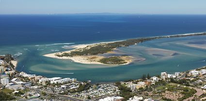 Caloundra CBD and Pumicestone Passage - QLD T (PBH4 00 16787)